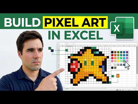 Build An Excel Pixel Art Generator [New Method]