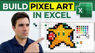 Build An Excel Pixel Art Generator [New Method]