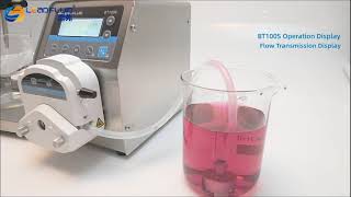 Basic Variable-Speed Peristaltic Pump BT100S with YZ15 pump head