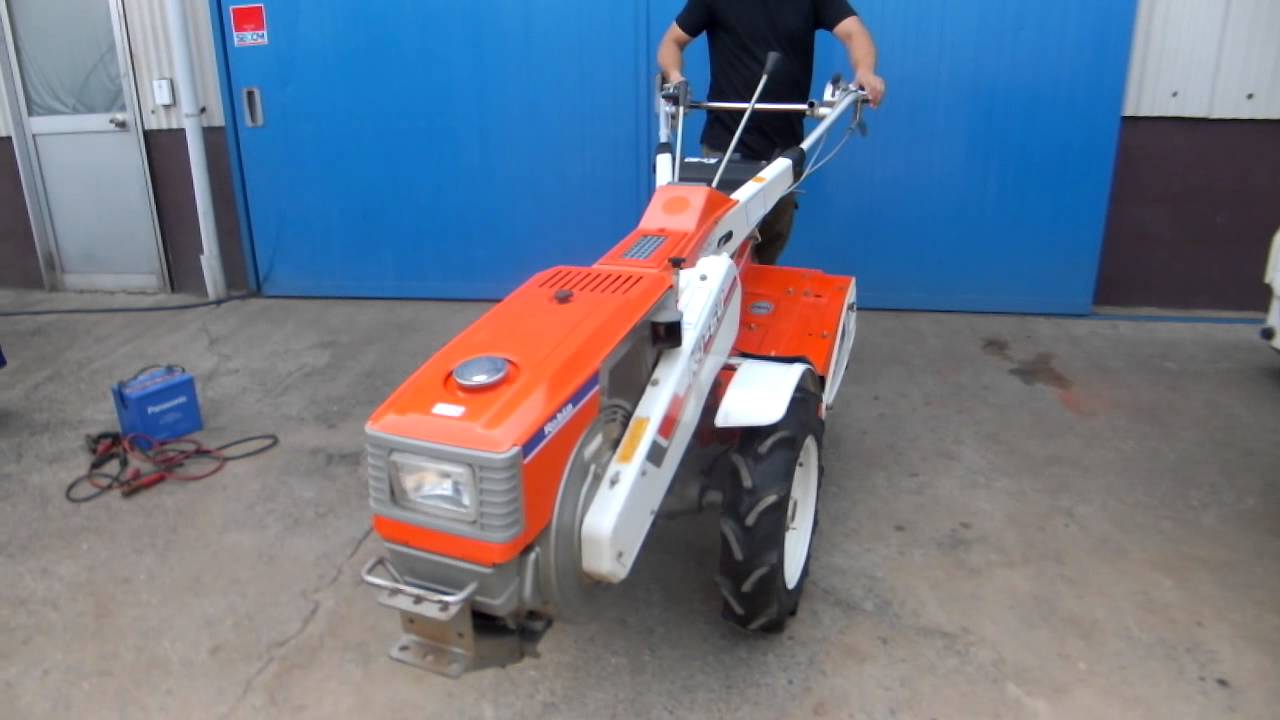 ロビン ディーゼル 耕うん機 K1-60 K-18型 耕運機 1 - YouTube