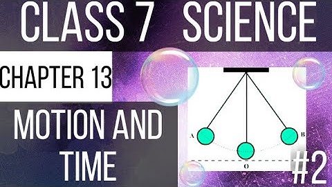 Introduction-"Motion And Time"Chapter 13-[PART 2]NCERT Class 7th science Solution