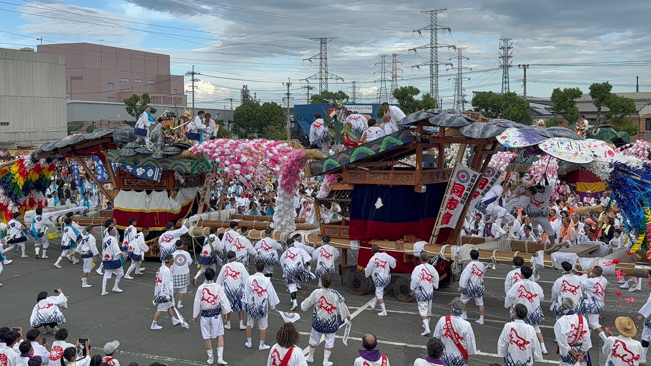 苅田山笠 2025 大祭後編 突き当て