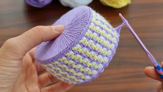 INCREDIBLE 😲 MUY HERMOSO 👏 Crochet Mini Gift Bag Mini bolsa de regalo de ganchillo