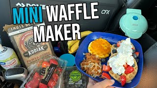Making breakfast in my 4RUNNER using a MINI WAFFLE MAKER Profile