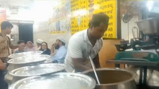 Chicken Biryani Or Matan Korma Banana sikhe Delhi food street food