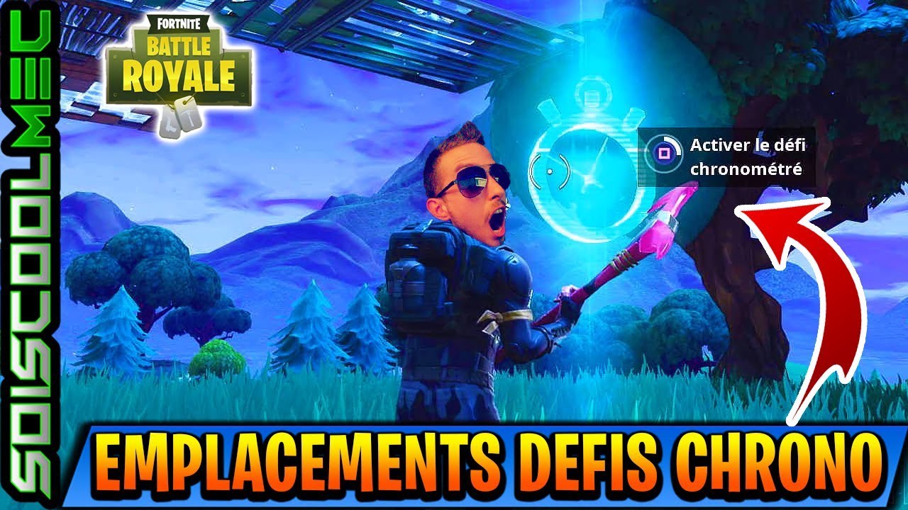 Tous Les Emplacements Des Defis Chronometre Tuto Astuce Semaine 6 - tous les emplacements des defis chronometre tuto astuce semaine 6 fortnite battle royal saison 5
