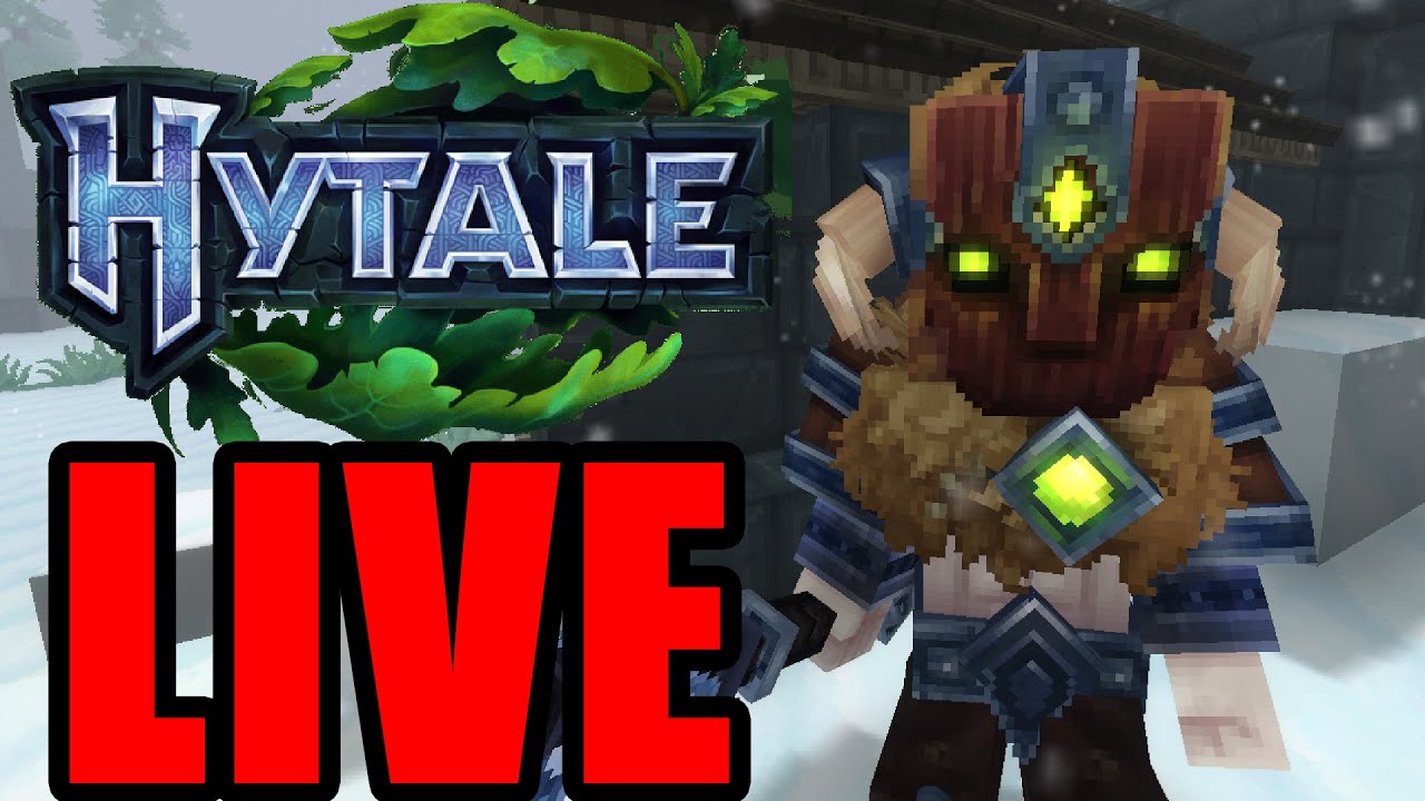Mythril was a myth, lets do magic! HYTALE STREAM!