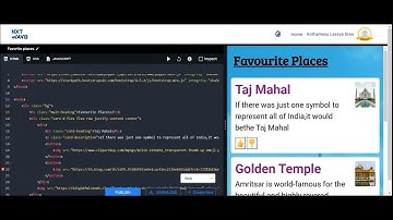 My second static website | CCBP 4.0 | Nxtwave