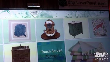 DSE 2016: dnp Shows LaserPanel Touch Display System With Ultra Short Throw Projector