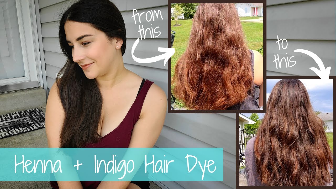 How I Henna My Hair | Light Mountain Dark Brown on Medium Brown Brunette Long Hair YouTube