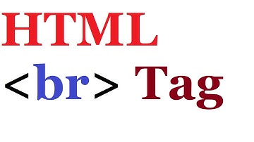 HTML br Tag