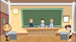 شلالي وبادي المحكمة اضحك و زيد فيلم كرتوني