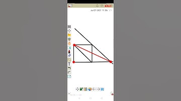 Drawing triangle of the same area that of the quadrilateral (simple math )