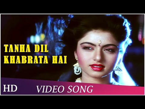 Tanha Dil Ghabrata Hai | Tyagi (1992) | Bhagyashree | Himalaya | Bappi Lahiri Hits | Hindi Songs