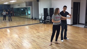West Coast Swing lessons online with D’Amico Dance Intermediate Class Recap 8/9/18