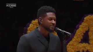 Usher Sings Tribute To Kobe Bryant