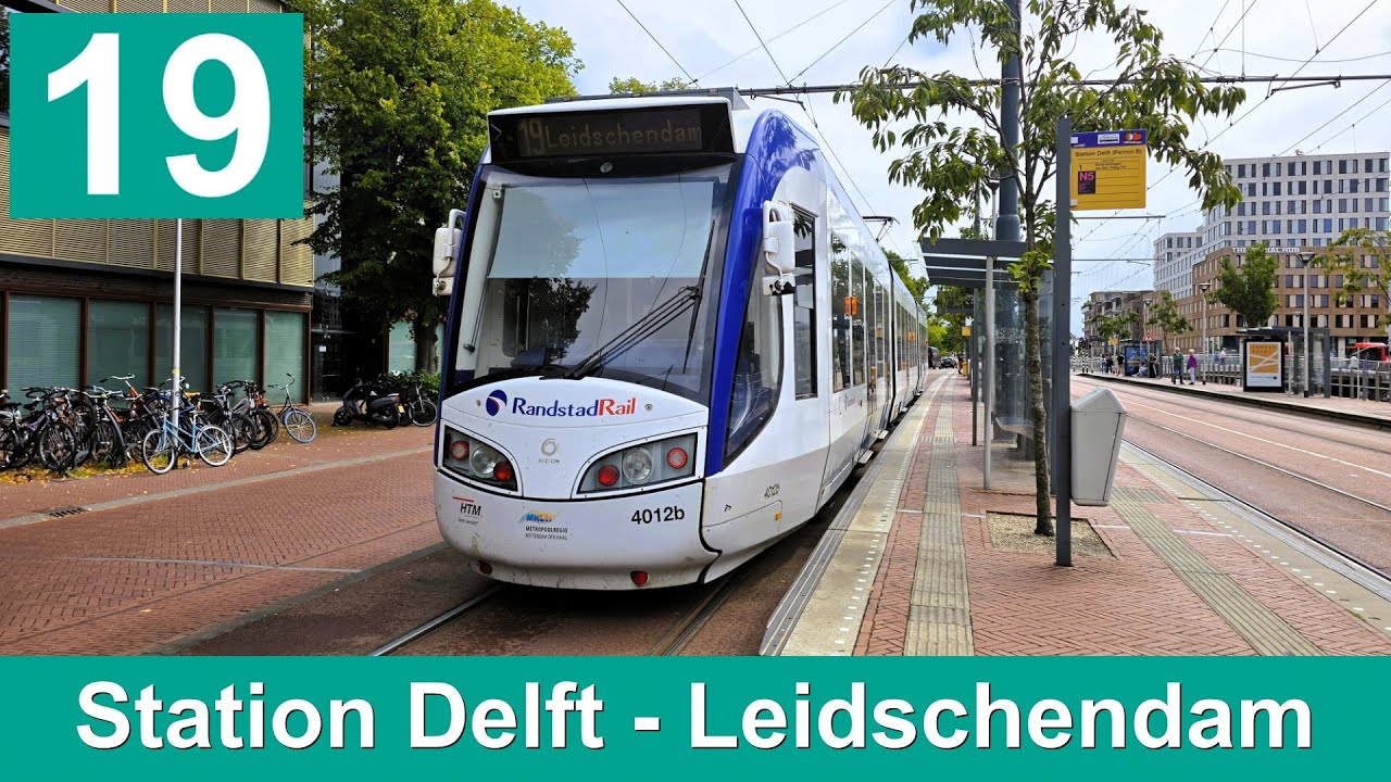 HTM lijn 19: Delft Station - Leidschendam HMC Antoniushove | HTM 4012 | 2025