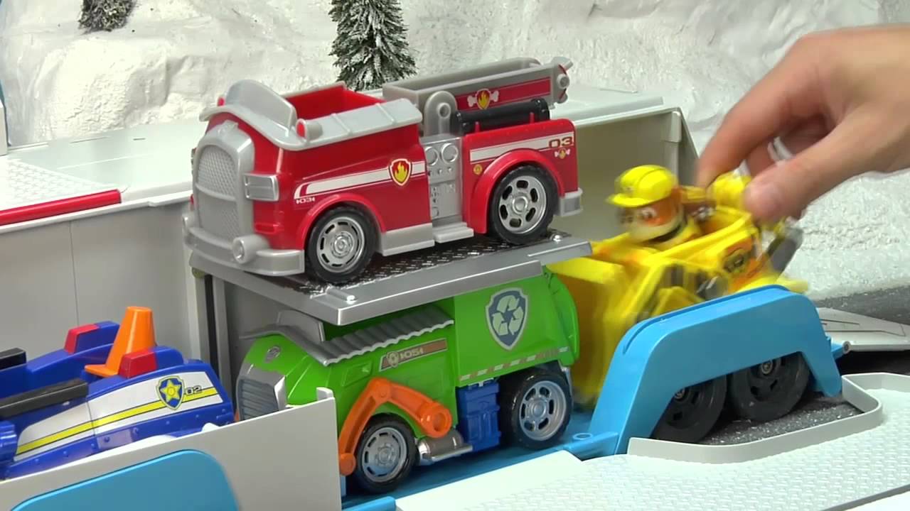 paw patrol car transporter