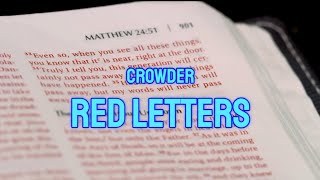 CROWDER - RED LETTERS (VISUAL LYRICS)