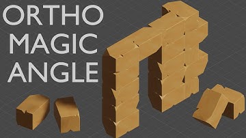 Camera settings for a perfect isometric render in Blender