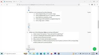 Software Testing NPTEL SWAYAM Course Week 1 Assignment Answers