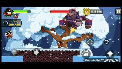 Dan The Man Action Platformer Frosty Plains 1-3: Secret Area Where the heck is Roboclaus ?