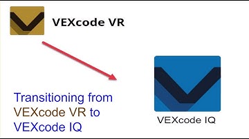 Transition from VEXcode VR to VEXcode IQ