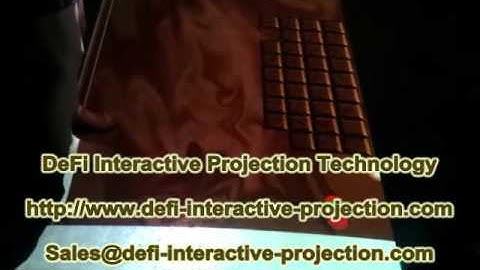 DEFI Interactive floor/wall projection system basic version with 62 effects from $200 to $650