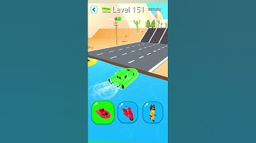 Shape-Shifting 2 GAMEPLAY Walkthrough BeamNg drive  Level No -151 Car Racing #Shorts #ShapeShifting