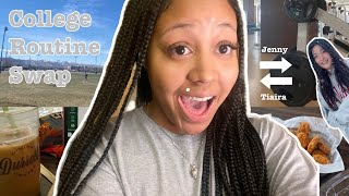 College Routine Swap With Jenny |Tiaira