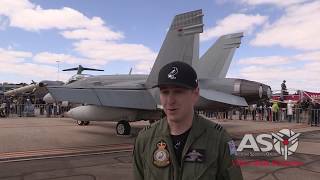 Interview with F/A-18 ‘Classic’ Hornet Pilot RAAF Edinburgh Airshow 2019