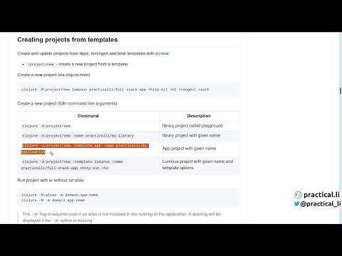 Creating Clojure Projects