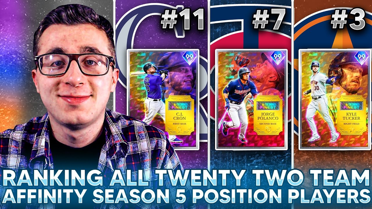 RANKING ALL 22 *FINEST* POSITION PLAYERS IN TEAM AFFINITY SEASON 5! MLB