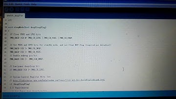 Arduino(stm32) Sleep mode test