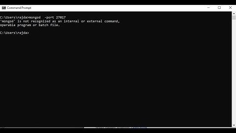Mongod command is not working/found in MongoDB 7.0 || MongoDB error fix.