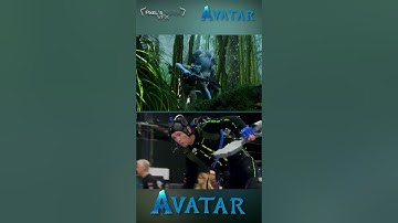 Avatar - Behind The Scenes | VFX Breakdowns | Avatar Scenes Without CG I Avatar Vfx Making #Shorts