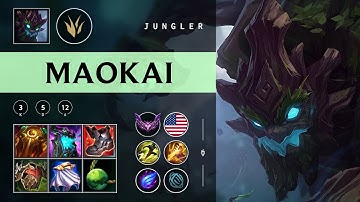 Maokai Jungle vs Master Yi - NA Master Patch 25.22