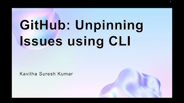 GitHub: Unpinning Issues using CLI