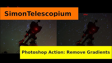 Free Photoshop Action to fix Gradients in Astro Images