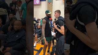 LEBRON PULLED UP TO WATCH COOPER FLAGG 🔥 #shorts #basketball #highlights #nba #lebronjames