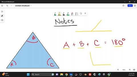 Triangles : Solving for Unknown Angles