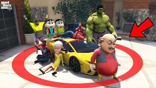 GTA 5 : Avengers Last To Remove The Hand Wins Lamborghini Car In GTA 5 ! (GTA 5 Mods)