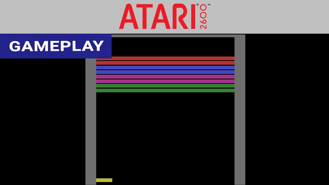 Super Breakout (Atari 2600) - Gameplay Clip [HD] | RetroGameUp - YouTube