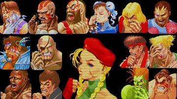 Super Street Fighter II The New Challengers - Game Over (Arcade)