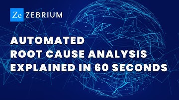 Machine Learning Log Analysis and automated RCA explained in 60 seconds