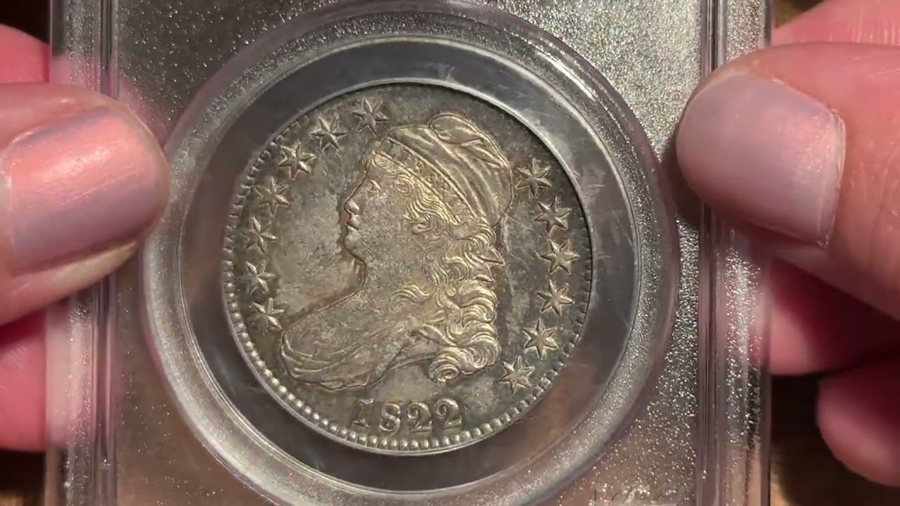 1822 O.112 R4+ Capped Bust Half Dollar, PCGS AU50 - David Kahn