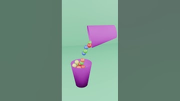 infinite ball glass😉👍| 2 | #relaxingshowstudio #satisfying #blender #relaxing #asmr #fyp #shorts