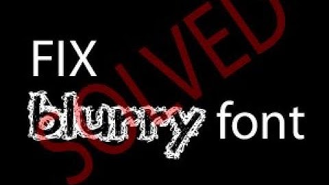 How to fix small blurry font with multiple monitors (Override High DPI)