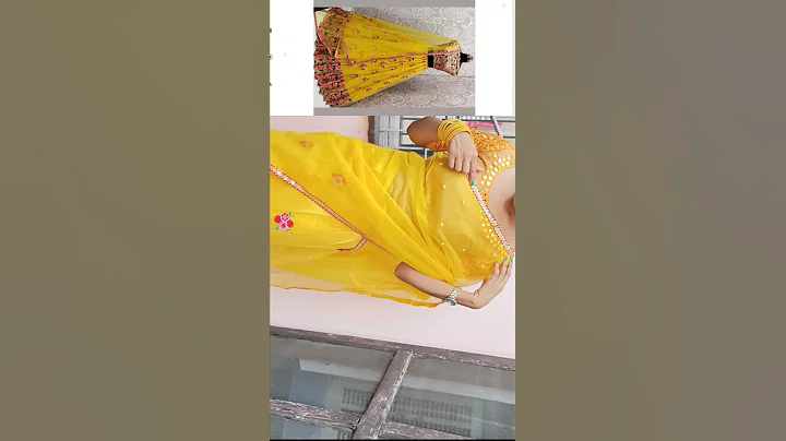 #shorts #flipkart 😱lahnga review under400😱 lahnga haul #haldi💛 #lahenga #haldiceremony #haldidress💛
