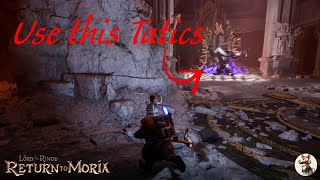 To deal with the Troll King use this proven tatics : LOTR Return to Moria